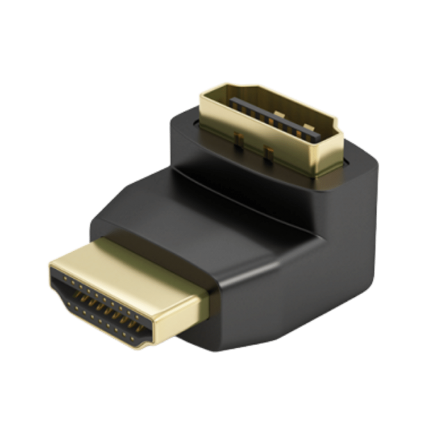 Adaptador HDMI 2.0 de ângulo reto WyreStorm Essentials - EXP-HDMI-RTA