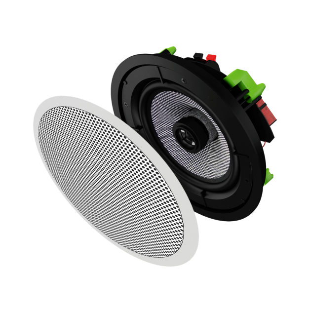 Caixa Acústica de Embutir Loud Audio Linha Som Ambiente Redonda RCR 120 FC