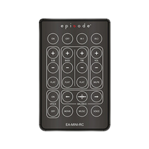 Controle remoto para mini amplificador digital Episode®