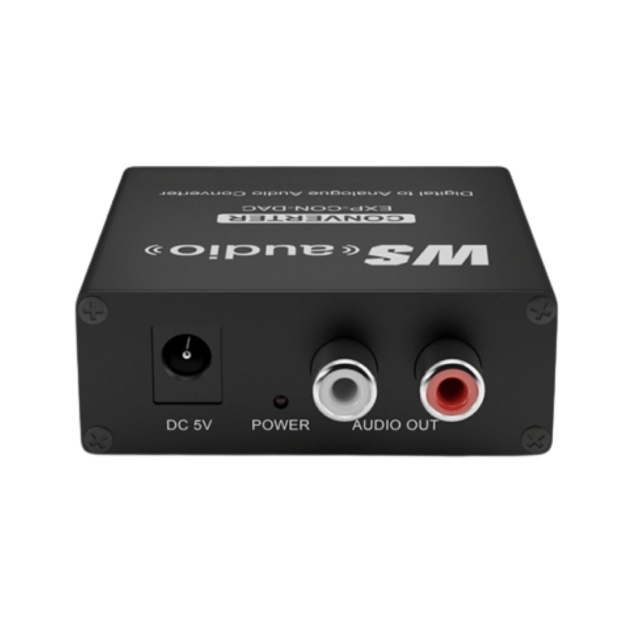 Conversor de áudio digital para analógico DAC WyreStorm Essentials EXP-CON-DAC