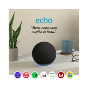 Smart Speaker  Echo 4ª Geração com Hub de Casa Inteligente e