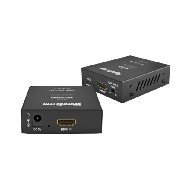 Extensor HDMI 1080p 60Hz UTP Extender Set | IR Passthrough | PoC (1080p: 40m) Wyrestorm EX-40-G3