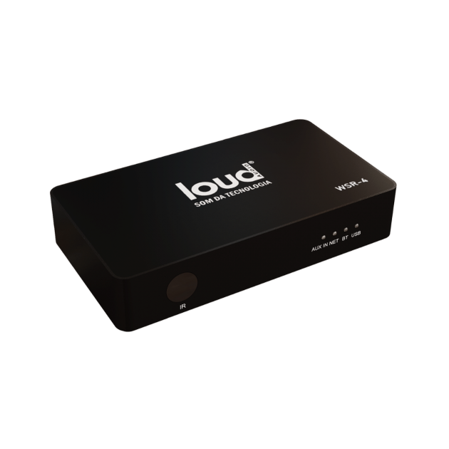 Receptor Wifi Loud Pre Amplificador Wireless Streaming e Bluetooth WSR-4